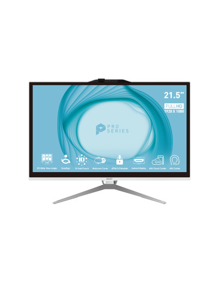 MSI Pro AP222T 13M-015IT Intel® Core™ i5 i5-13400 54,6 cm (21.5") 1920 x 1080 Pixel PC All-in-one 8 GB DDR4-SDRAM 256 GB SSD 