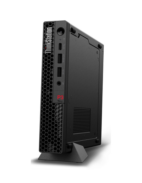 Lenovo ThinkStation P3 Tiny Intel® Core™ i7 i7-14700T 32 GB DDR5-SDRAM 1 TB SSD NVIDIA T400 Windows 11 Pro Mini PC Stazione d