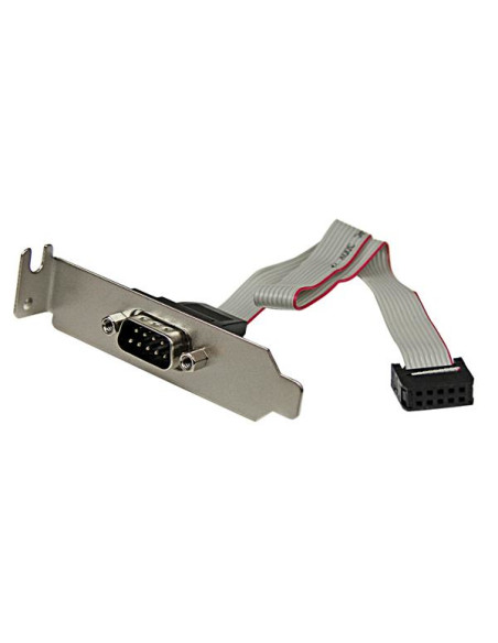 StarTech.com Slot piastra LP da seriale maschio 9 pin a header scheda madre 10 pin
