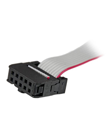 StarTech.com Slot piastra LP da seriale maschio 9 pin a header scheda madre 10 pin