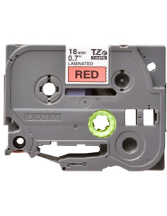 Brother TZE-441 nastro per etichettatrice Nero su rosso 2