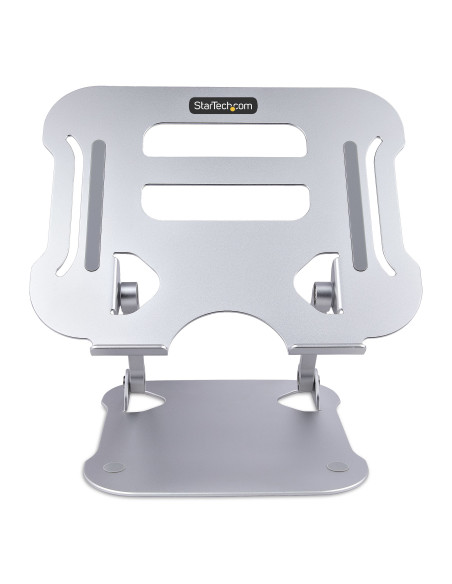 StarTech.com Supporto per PC Portatile da Scrivania - Stand Ergonomico ad Altezza Regolabile per Notebook, Rialzo Inclinato in A