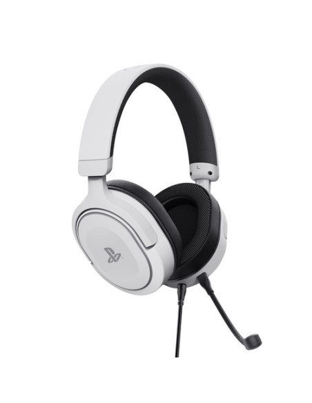 Trust GXT 498 Forta Auricolare Cablato A Padiglione Gaming Nero, Bianco