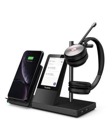 Yealink WH66 Dual Teams Sistema di audioconferenza personale Wireless A Padiglione Ufficio USB tipo A Bluetooth Base di ricarica