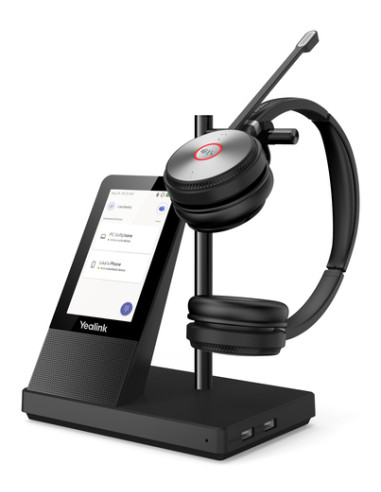 Yealink WH66 Dual Teams Sistema di audioconferenza personale Wireless A Padiglione Ufficio USB tipo A Bluetooth Base di ricarica