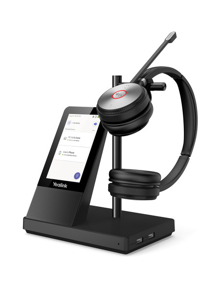 Yealink WH66 Dual Teams Sistema di audioconferenza personale Wireless A Padiglione Ufficio USB tipo A Bluetooth Base di ricarica