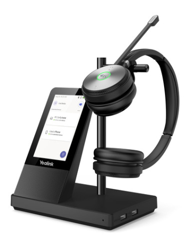 Yealink WH66 Dual Teams Sistema di audioconferenza personale Wireless A Padiglione Ufficio USB tipo A Bluetooth Base di ricarica