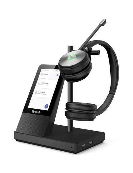 Yealink WH66 Dual Teams Sistema di audioconferenza personale Wireless A Padiglione Ufficio USB tipo A Bluetooth Base di ricarica