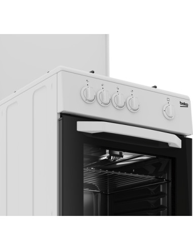 Beko CSG 42009 DW: Cucina a Gas, 50x50 cm