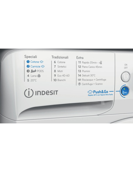 Indesit Lavatrice a libera installazione BWE 101498X WKV IT - BWE 101498X WKV IT