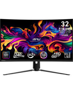 MSI MPG 321CURX QD-OLED Monitor PC 80 cm (31.5") 3840 x 2160 Pixel 4K Ultra HD Nero