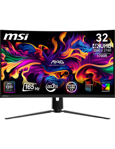 MSI MAG 321CUP QD-OLED Monitor PC 80 cm (31.5") 3840 x 2160 Pixel 4K Ultra HD Nero