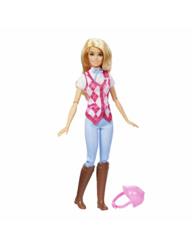 Barbie Mysteries The Great Horse Chase Bambola 'Malibu' Con Abiti E Accessori Da Equitazione