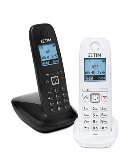 CORDLESS GIGASET AS405 DUO TIM NERO DECT CON 1 AGGIUNTIVO BIANCO