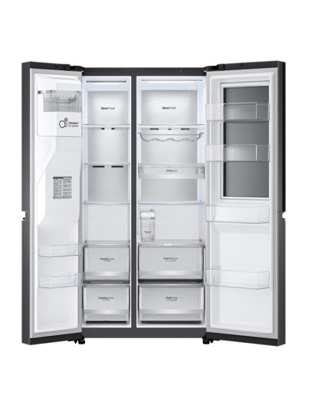 LG InstaView GSXV91MCAE Side by Side Door in DoorTM 635lt Classe energetica E