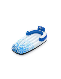 Bestway 43533 galleggiante da piscina e da spiaggia Blu, Bianco Fantasia Sedia a sdraio galleggiante 2