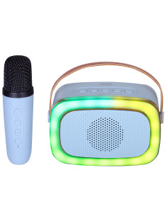 Trevi XR JUMP ALTOPARLANTE KARAOKE PORTATILE 10W WIRELESS USB MICRO SD AUX-IN XR 8A01 MINIPARTY BLU