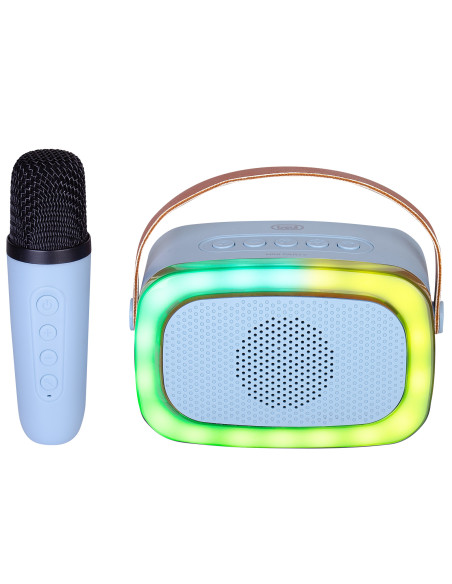Trevi XR JUMP ALTOPARLANTE KARAOKE PORTATILE 10W WIRELESS USB MICRO SD AUX-IN XR 8A01 MINIPARTY BLU