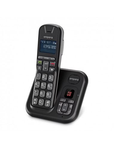 Emporia TH-21AB telefono Telefono DECT Identificatore di chiamata Nero