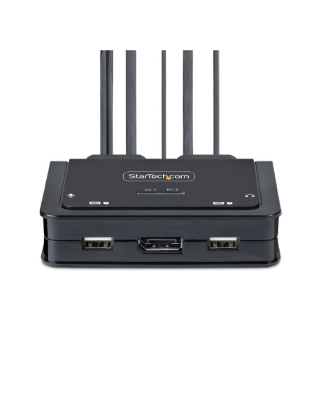 StarTech.com C2-D46-UC2-CBL-KVM switch per keyboard-video-mouse (kvm) Nero