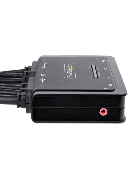 StarTech.com C2-DH46-UA2-CBL-KVM switch per keyboard-video-mouse (kvm) Nero