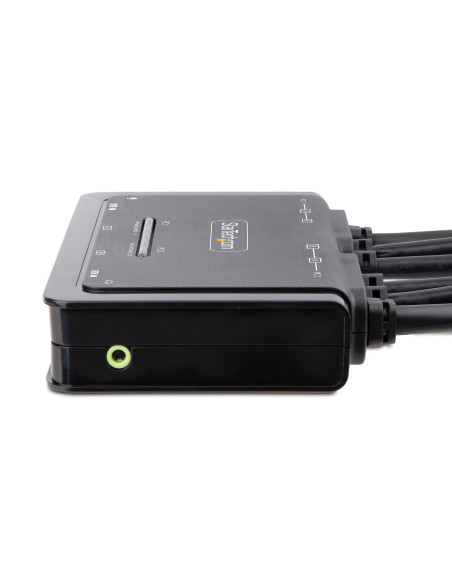 StarTech.com C2-DH46-UA2-CBL-KVM switch per keyboard-video-mouse (kvm) Nero