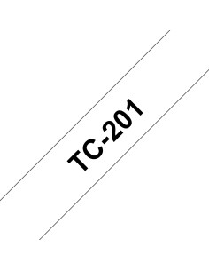 Brother TC-201 nastro per etichettatrice Nero su bianco