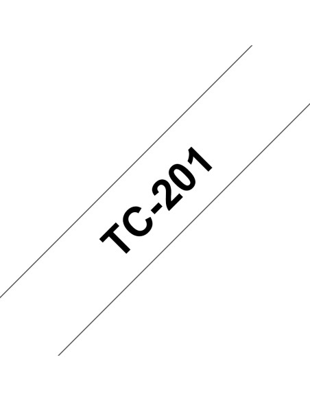 Brother TC-201 nastro per etichettatrice Nero su bianco