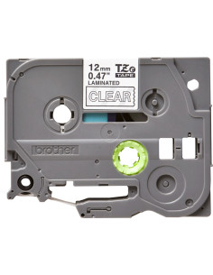 Brother TZE-135 nastro per etichettatrice Bianco su trasparente 2