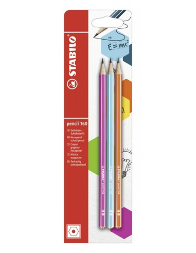 STABILO Pencil 160 HB 3 pz