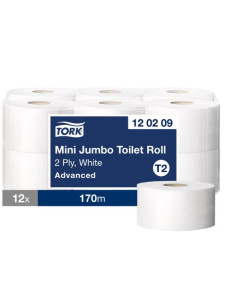 CF12 TORK CARTA IGIENICA MINI JUMBO 2