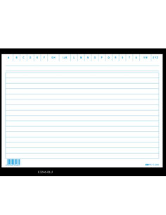 CF100 SCHEDE RIGATE BLU 2