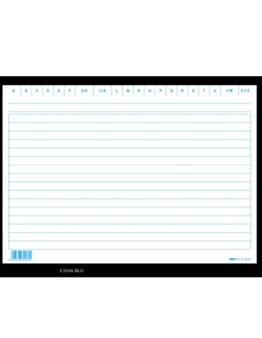 CF100 SCHEDE RIGATE BLU