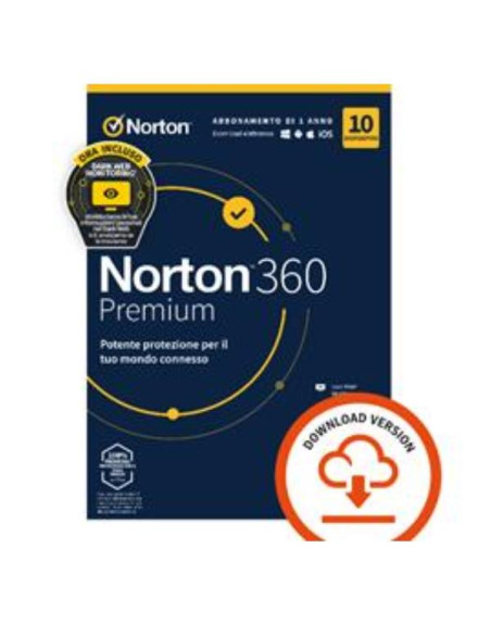 NORTON360 PREM2023-10D 12M 75GB-ESD