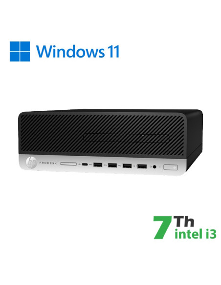 RINOVO HP PC REFURBISHED 600-800 G3 SFF I3-7X00 DDR4 16GB SSD 480GB W11P NO DVD GRADE A 1Y