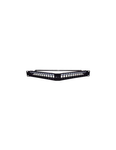 PANN.1U ANGOL.PER 24 RJ45U NERO