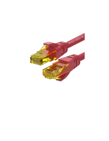 PATCH U/UTP CAT.6A LSHF ROSSO 0.5M