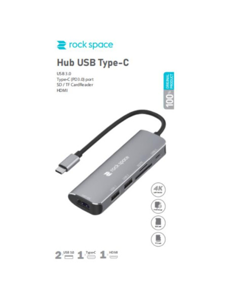 ROCK - HUB USB C - USB 3.0