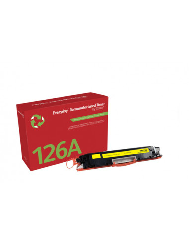 Everyday Rigenerato Toner rigenerato Everyday™ di Xerox Giallo compatibile con HP 126A (CE312A), Capacità standard