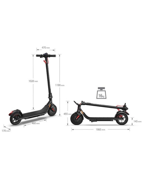 E-SCOOTER CON DISPLAY INTEGRATO KS3