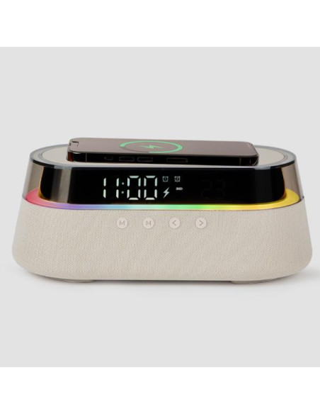 CASSA BLUETOOTH LAMPADA RGB 15W BEI