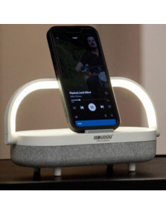 SPEAKER BLUETOOTH 10W LAMPADA BIANC DUDUU MOOD BIANCO X PC/SMARTPHONE