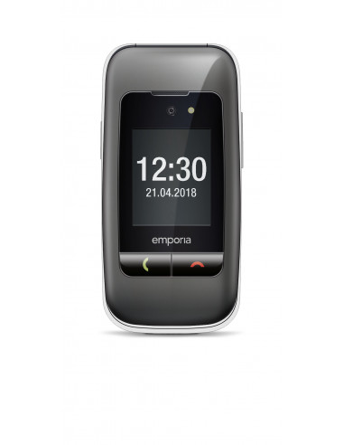 Emporia emporiaONE 6,1 cm (2.4") 80 g Grigio, Argento Telefono per anziani