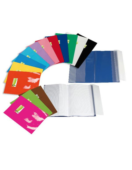 COVER MAXI A4 PVC LACCATO FUCSIA