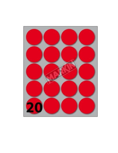 CONF10 BUSTE ETICH 8 ROSSE  DIAM27