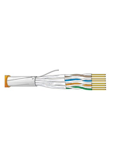 CAVO F/FTP CAT.6A CCA ARANCIO 500M