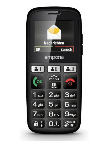 Emporia emporiaHAPPY 70 g Nero Telefono di livello base