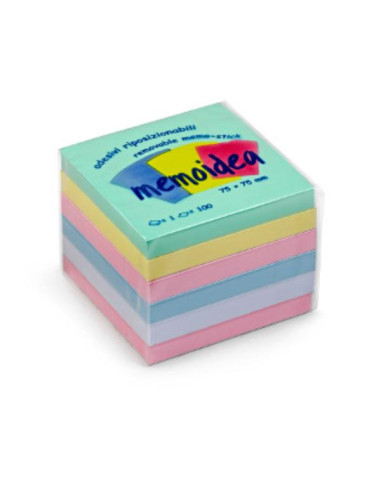 CF6 BLOCCHI 75X75 COLORI ASS MEMOID