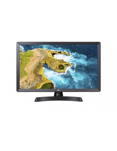 LG HD 24TQ510S-PZ TV 59,9 cm (23.6") Smart TV Wi-Fi Nero, Grigio 250 cd/m²
