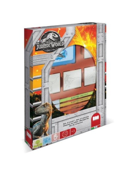 BOX 4 TIMBRI - JURASSIC WORLD
